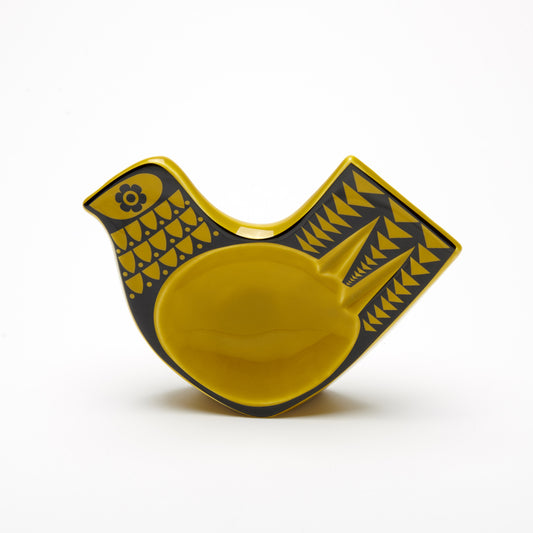 Hornsea Pottery 1960's Bird Trinket Dish (small version) Yellow